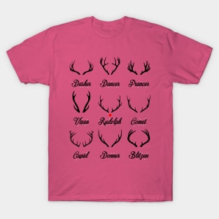 Santa's Reindeer Antlers T-Shirt